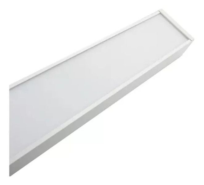 Luminaria Pendente LED linear Otan 24w 4000k 1,20mt Branco