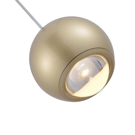 Luminária Pendente LED Muna 3000K 7W Bivolt Dourado Fosco