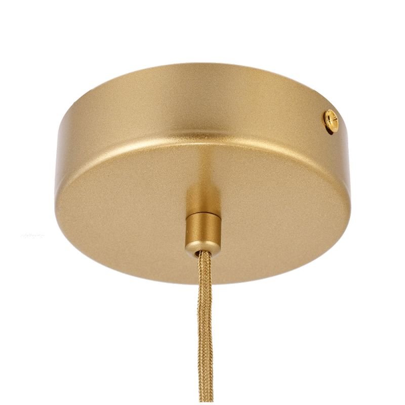 Luminária Pendente Led Vanna 3w 3000k Dourado Nordecor