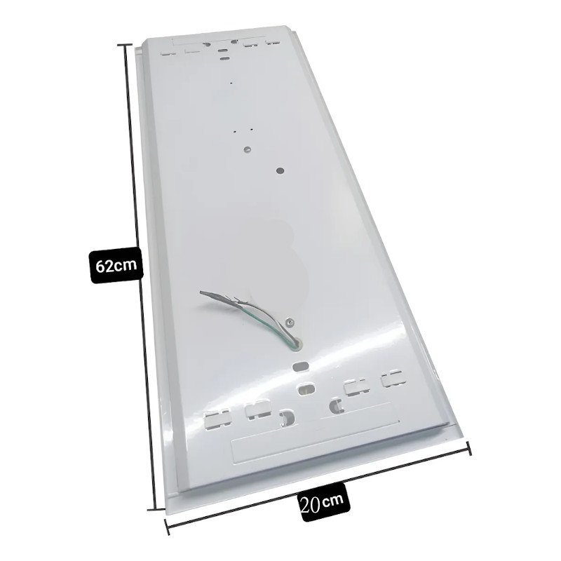 LUMINARIA TETO EMBUTIR PARABOLICA 2 TUBO T5 2 X 14W BIVOLT