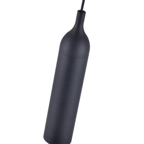 Lustre Pendente LED Wisi 3000K 5W Bivolt Metal Preto Fosco