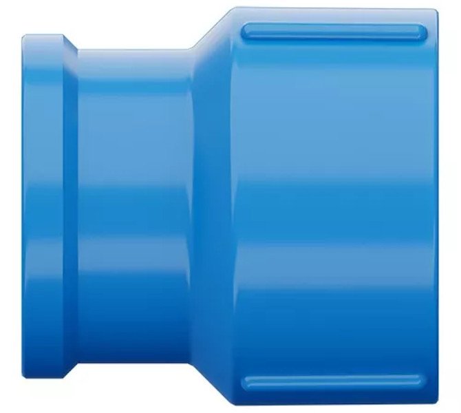 Luva Azul Soldável x Rosca c\ Bucha Latão 25 x 1/2 Shiva