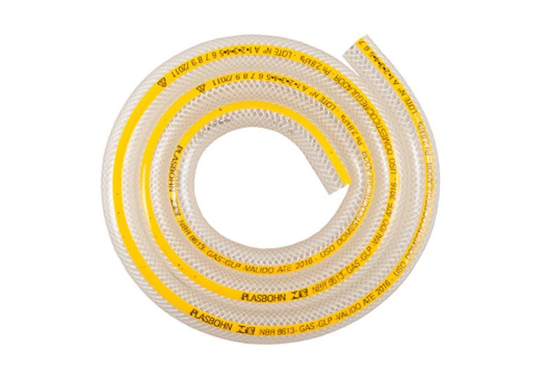 Mangueira Multiuso trançada Para Gás 3/8 2,7mm rolo 50 mt