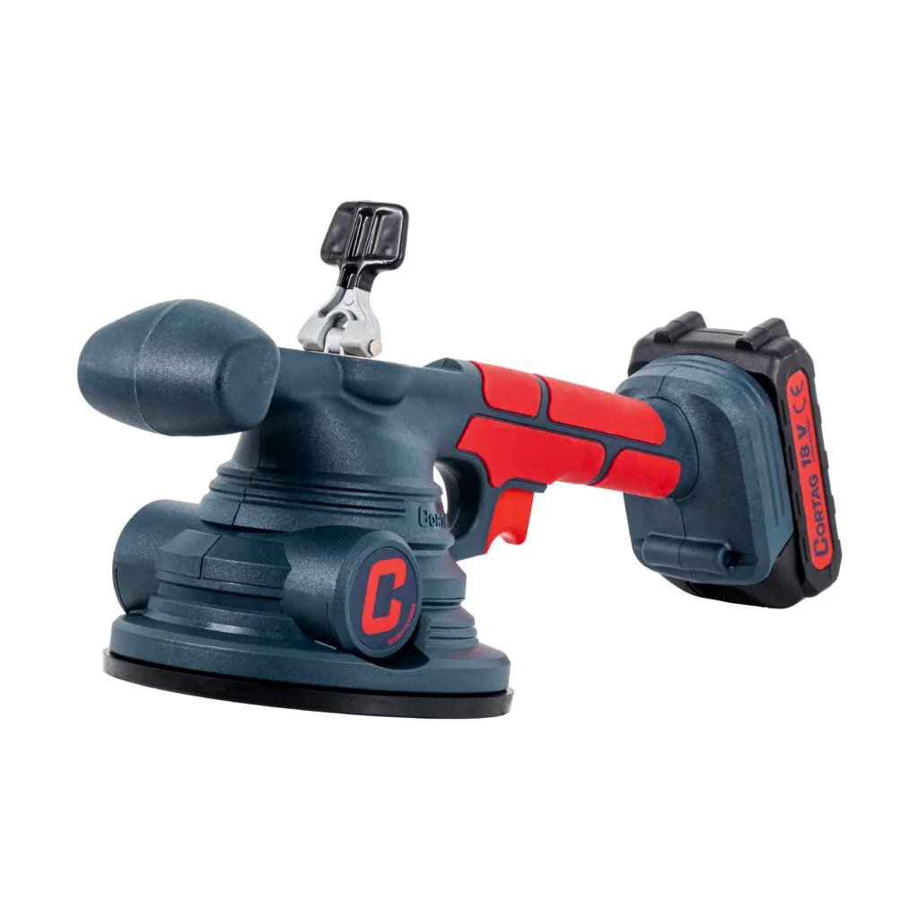 Maquina assentar piso Ventosa Vibratória MAC–100 c\ maleta