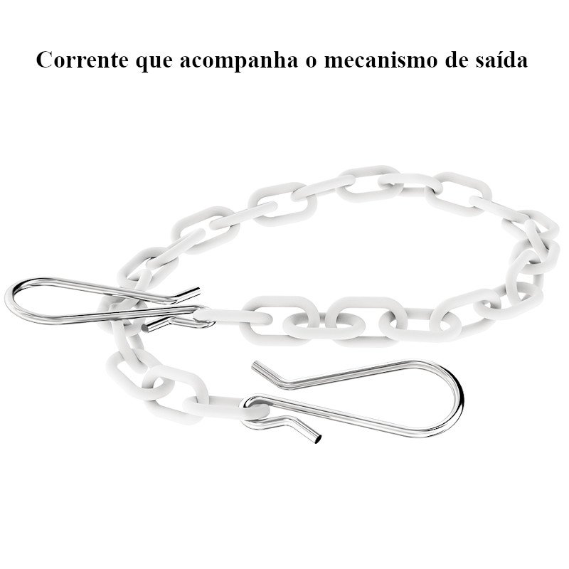 Mecanismo Saída universal superior para caixa acoplada fixo