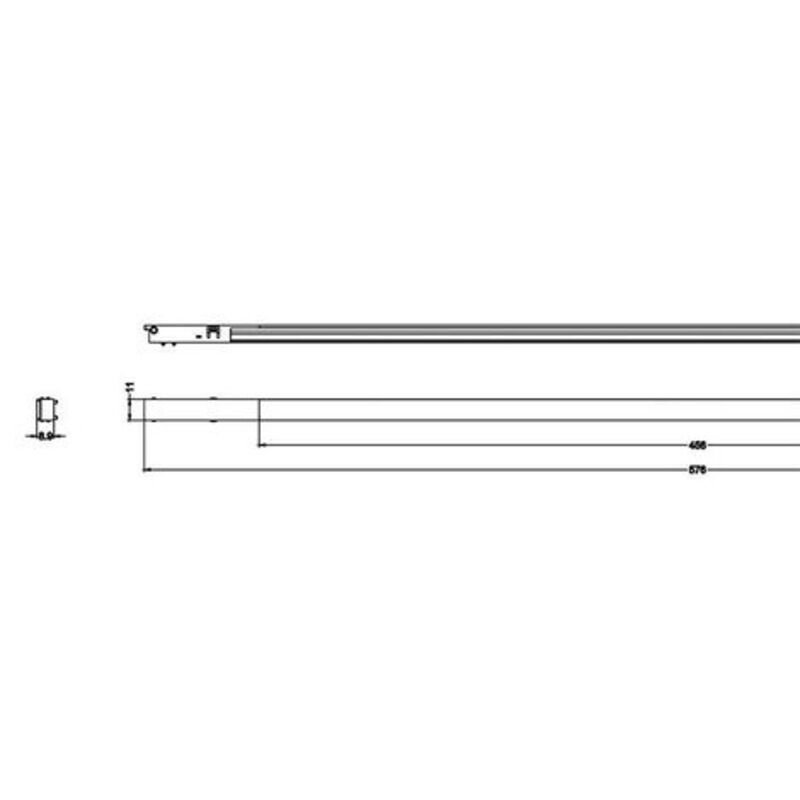 Módulo Led Skaly FIN Dupla Seção 10W 120° 2700k IRC97 48V PT