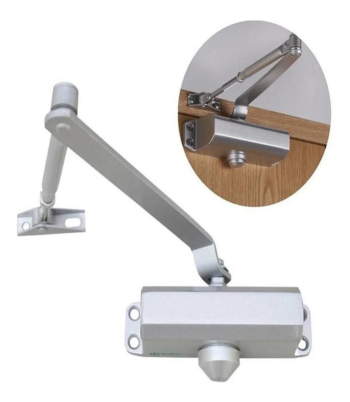 Mola Aerea Hidraulica para porta Madeira Aluminio Ferro 45kg