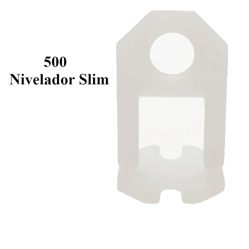 Nivelador Espaçador Piso Porcelanato Pro Slim 1,5 mm 500 pc