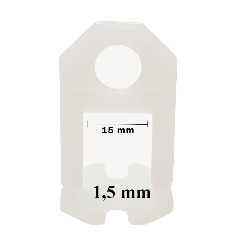 Nivelador Espaçador Piso Porcelanato Pro Slim 1,5 mm 500 pc