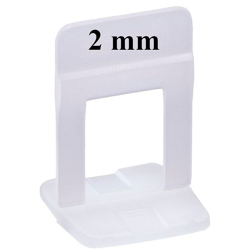 Nivelador Espaçador Piso Porcelanato Slim 2mm 1000 PC Cortag