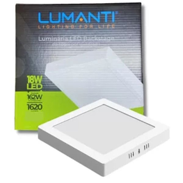 Painel Led Plafon Backstage 18W Sobrepor bivolt 6500K lumanti