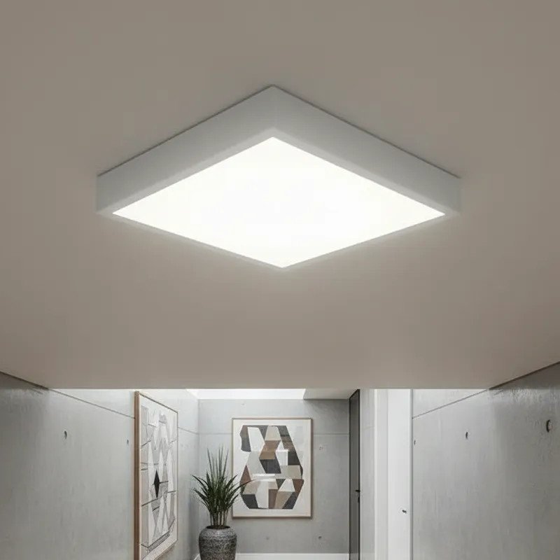 Painel LED Sobrepor 18W Avant Alumínio 6500K Branco Frio