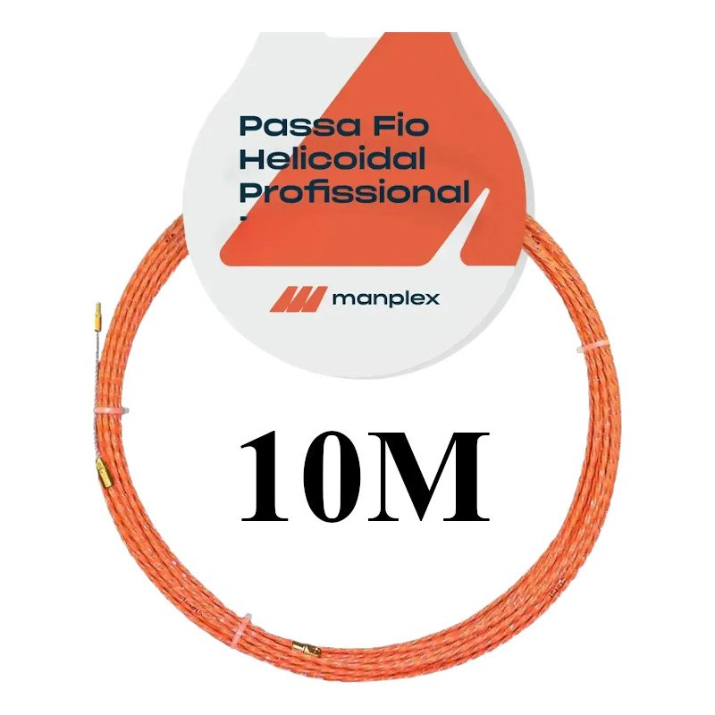 PASSA FIO PROFISSIONAL HELICOIDAL FLEXIVEL REFORÇADO 10 mts