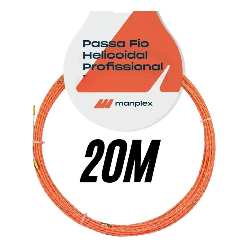 PASSA FIO PROFISSIONAL HELICOIDAL FLEXIVEL REFORÇADO 20MTS
