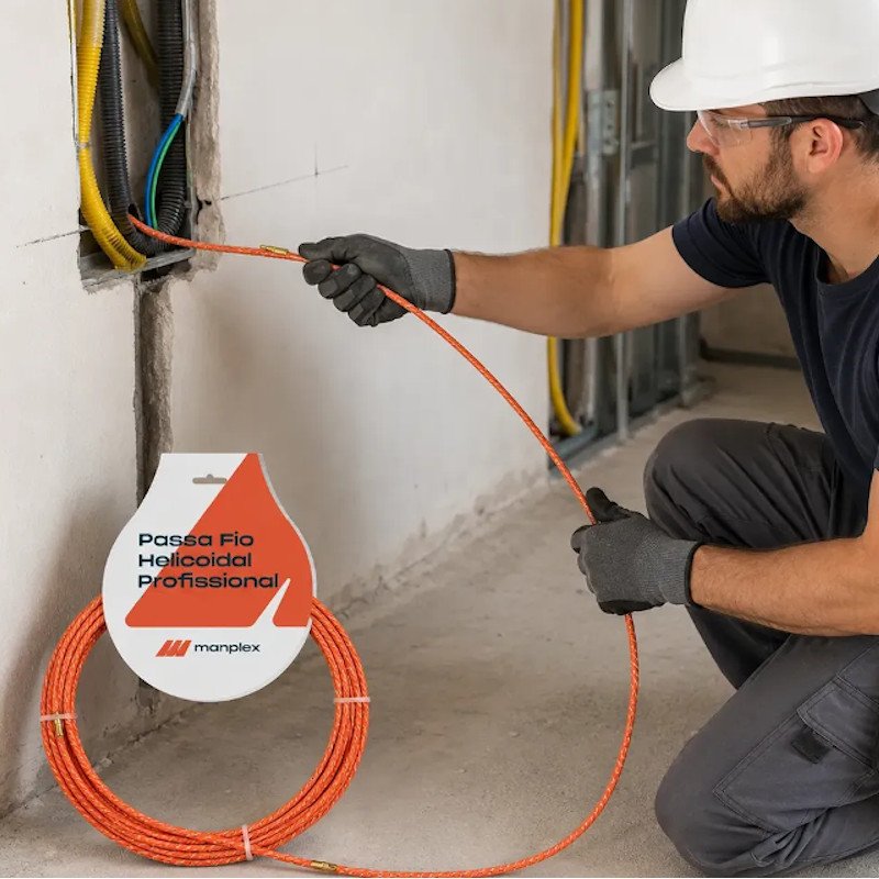PASSA FIO PROFISSIONAL HELICOIDAL FLEXIVEL REFORÇADO 20MTS