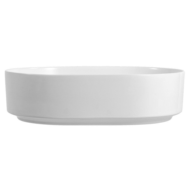 Pia Banheiro Cuba Oval Premium Sobrepor Cerâmica 50cm Zagone