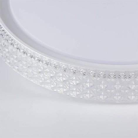 Plafon Led Kenle Redondo 50cm 36w 3k/4k/6.5k Branco Nordecor