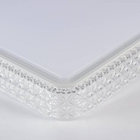 Plafon Led Quadrado Kenle 50cm 36w 3k/4k/6.5k Bivolt Branco