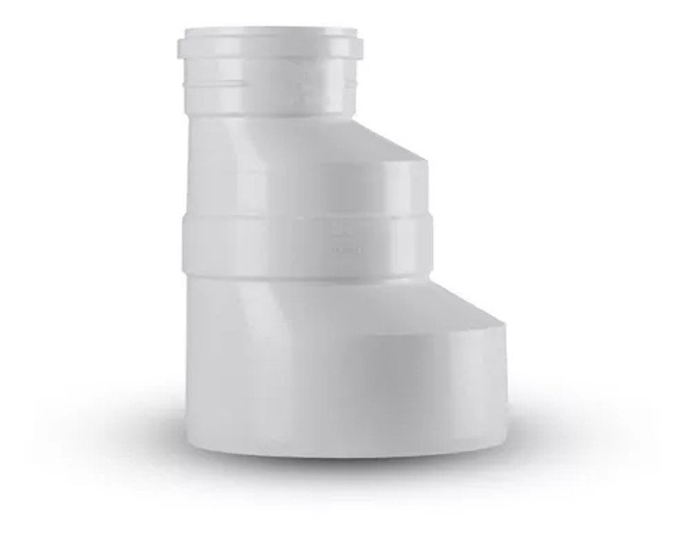 Redução Esgoto Excêntrica Pvc 200x100mm 1° Linha - Shiva