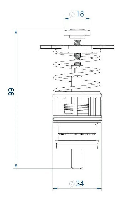 Reparo Completo Mola Valvula Docol 1.1/4 Ri-484 - 2035 Censi