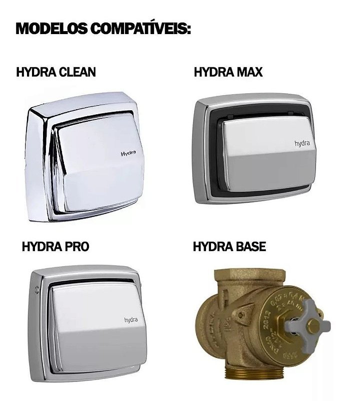 Reparo Completo Valvula Hydra 1.1/41.1/2 Max Clean Pro Censi