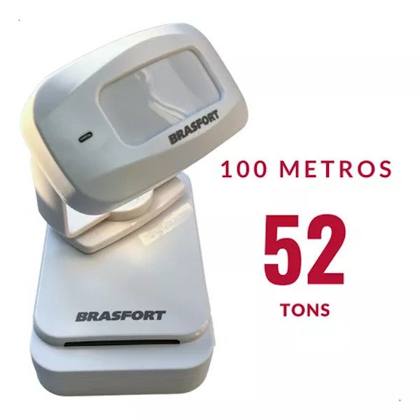 Sensor de presença Anunciador c\ alarme 100 metros brasfort