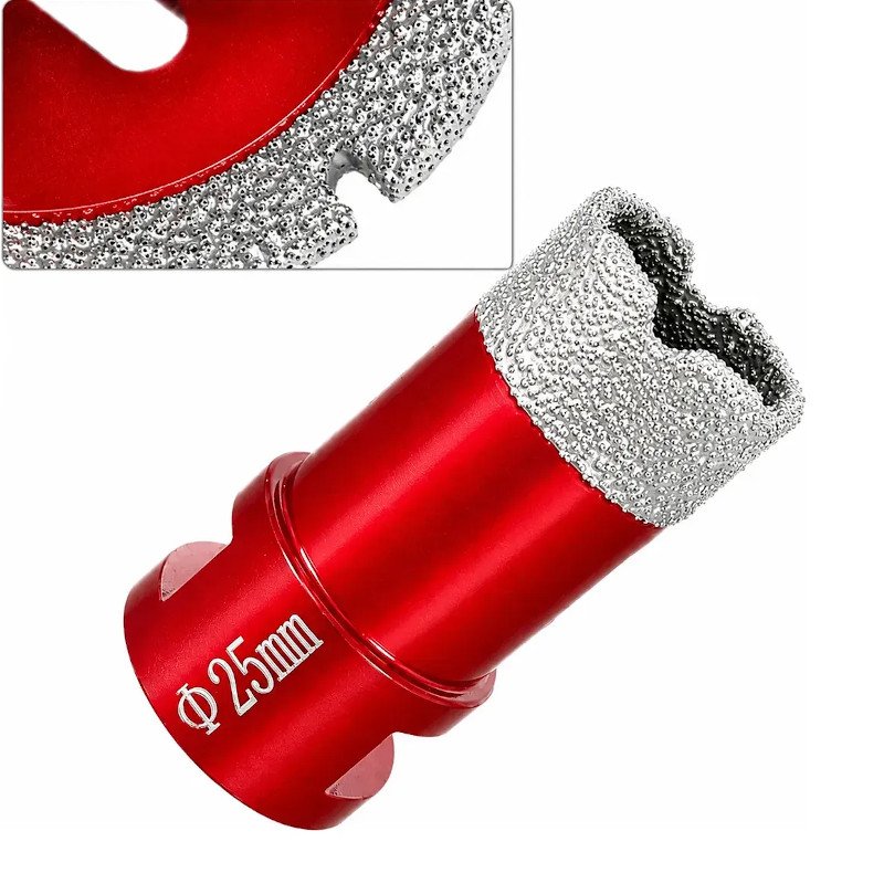 SERRA COPO DIAMANTADA ESMERILHADEIRA 25 mm ROSCA M14 CORTAG