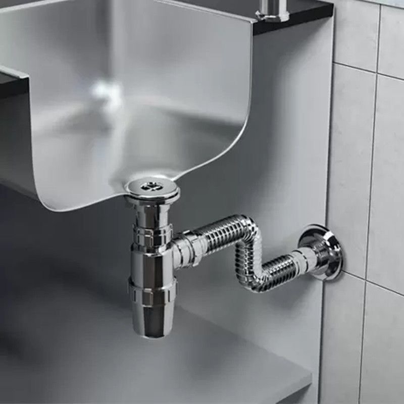 Sifão Para Lavatorio Copo Cromado Extensivo Flexivel Censi