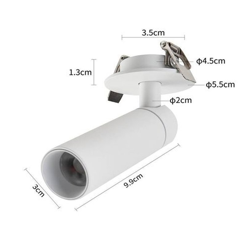 Spot De Embutir Blet 3000k 5w 5x10x7cm Branco Nordecor 6337