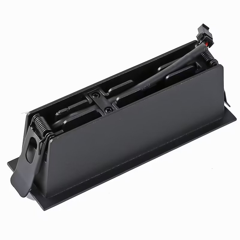Spot Downlight Powerus Preto 5 LED 35º 10w 3000k ip20 Norde