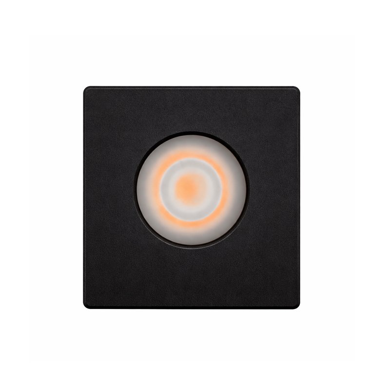 Spot Led Mini Direcionável Quadrado Embutir 1.5W 2700K PT