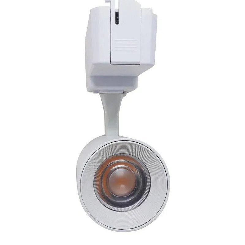 Spot Led Para Trilho Eletrificado 7w Br Quente 3000k Branco