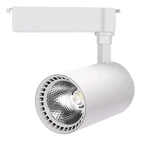 Spot Led Para Trilho Eletrificado 7w Br Quente 3000k Branco
