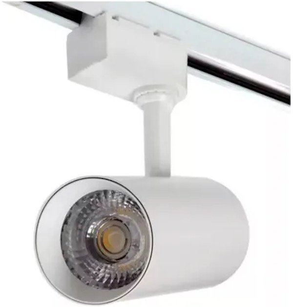 Spot Led Para Trilho Eletrificado 7w Br Quente 3000k Branco