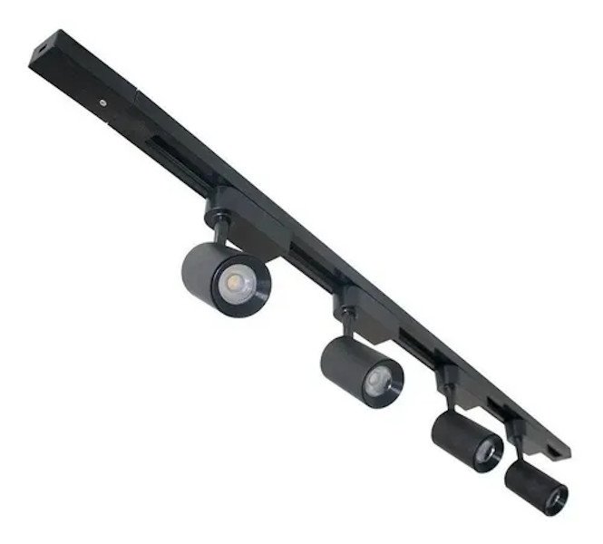 Spot Led Para Trilho Eletrificado 7w Br Quente 3000k pt