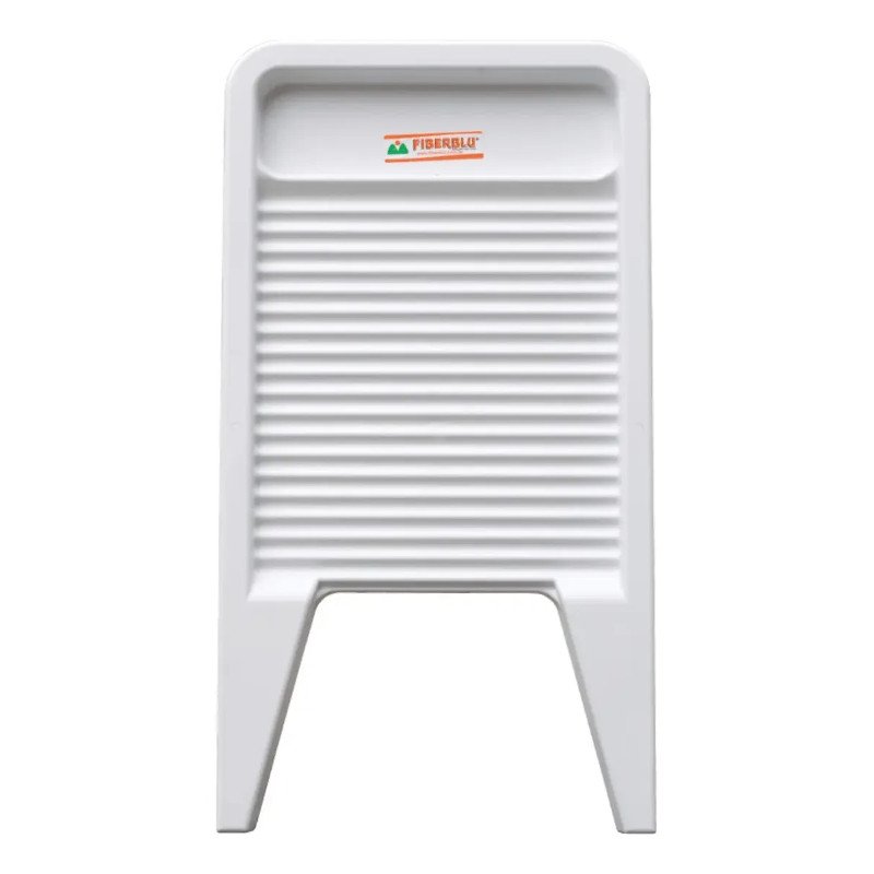 TABUA DE LAVAR ROUPA ESFREGADEIRA PARA TANQUE PVC BRANCO