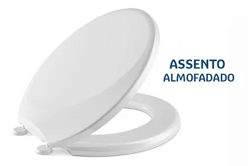 Tampa de Vaso Assento Sanitario Macio Oval Universal Tigre