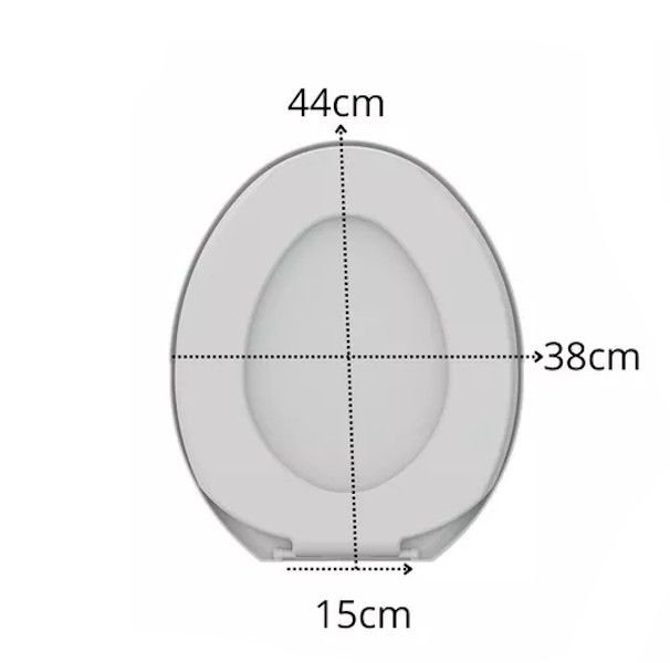 Tampa de Vaso Assento Sanitario Oval Universal Max Tigre