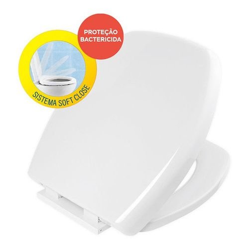 Tampa De Vaso Assento Sanitario Thema Fechamento Soft Close