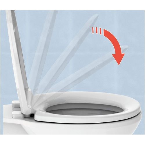 Tampa De Vaso Assento Sanitario Thema Fechamento Soft Close