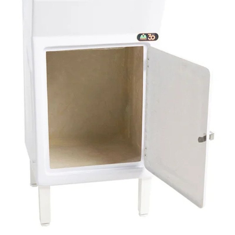 Tanque de Lavar Roupa 20L Fibra Branco com Gabinete Viena