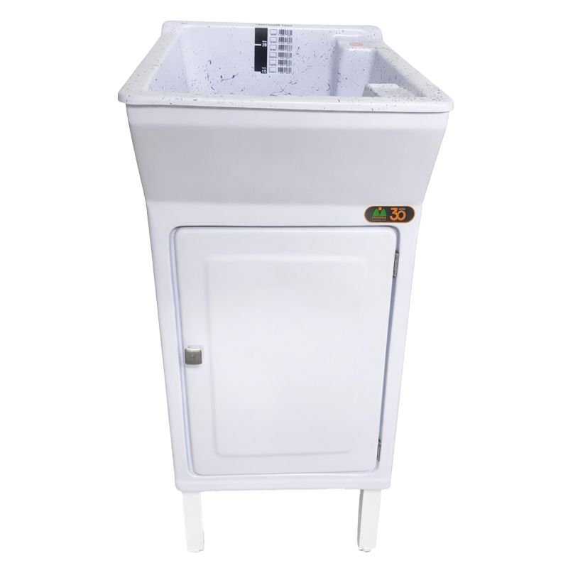 TANQUE LAVA ROUPA FIBRA 20 LT FIXO\CHAO VIENA BRANCO GRANITO