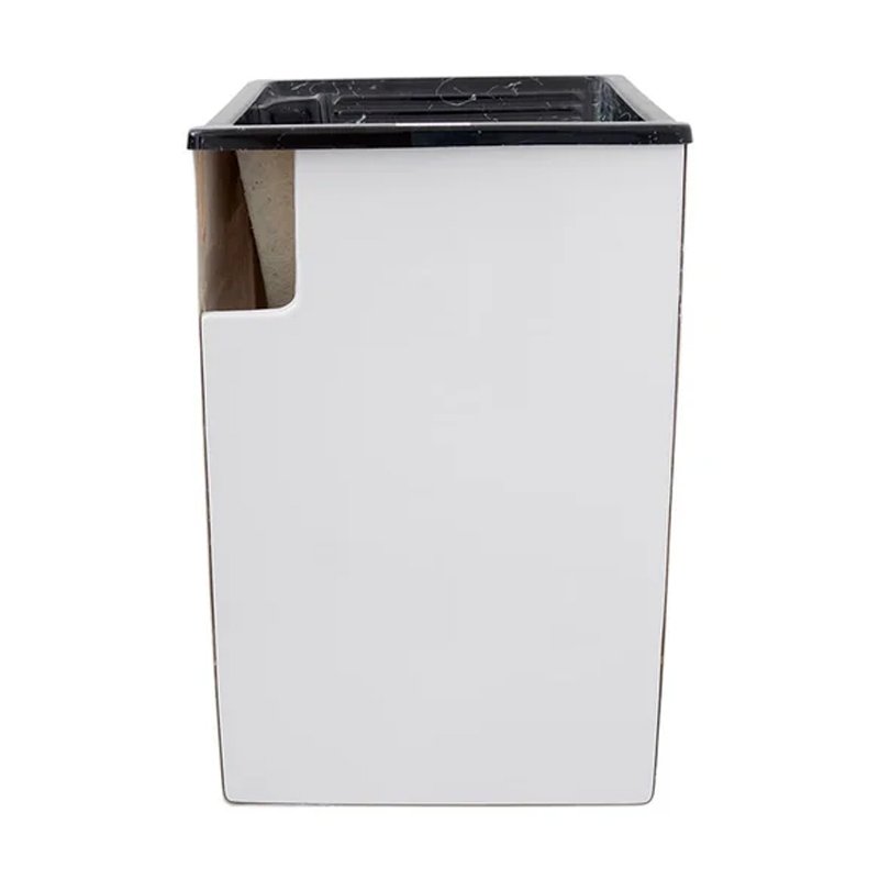TANQUE LAVA ROUPA FIBRA CHAO 40LT Berlim PRETO GRANITado