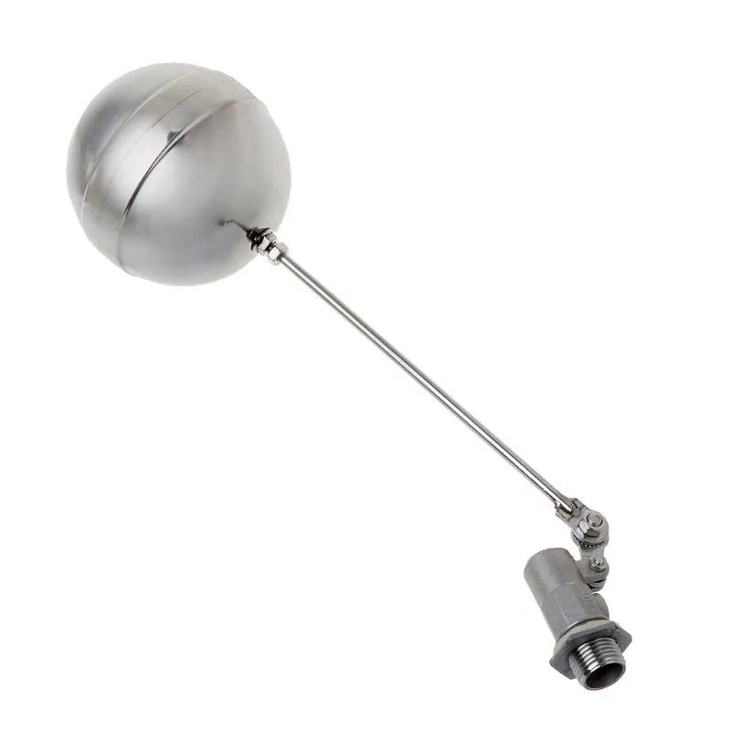 TORNEIRA BÓIA CAIXA D'ÁGUA DE INOX 1/2 x 3/4 água quent fria