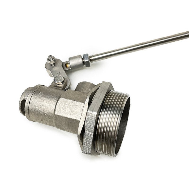 TORNEIRA BÓIA CAIXA D'ÁGUA INOX 1.1/2 50mm água quente fria