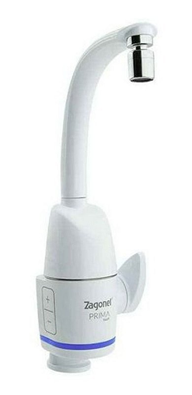 Torneira Eletrica Bancada\parede Touch Zagonel Branca 220v