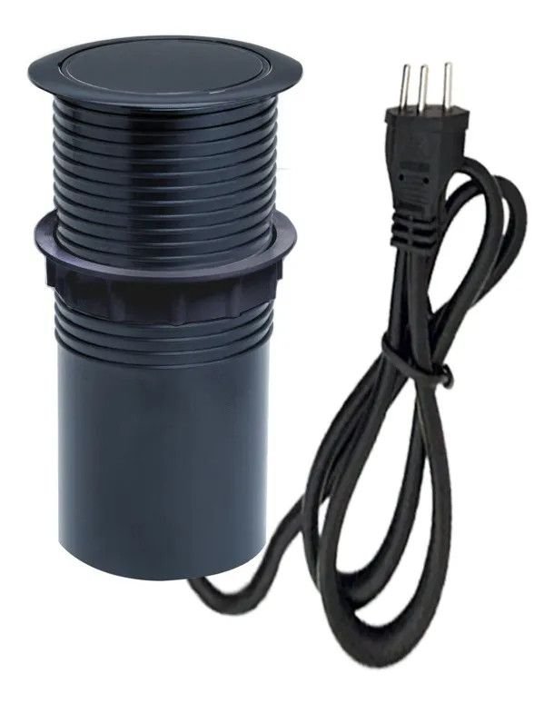 Torre Tomada Automatica Moveis Embutir Retratil C/ 2 Tomadas