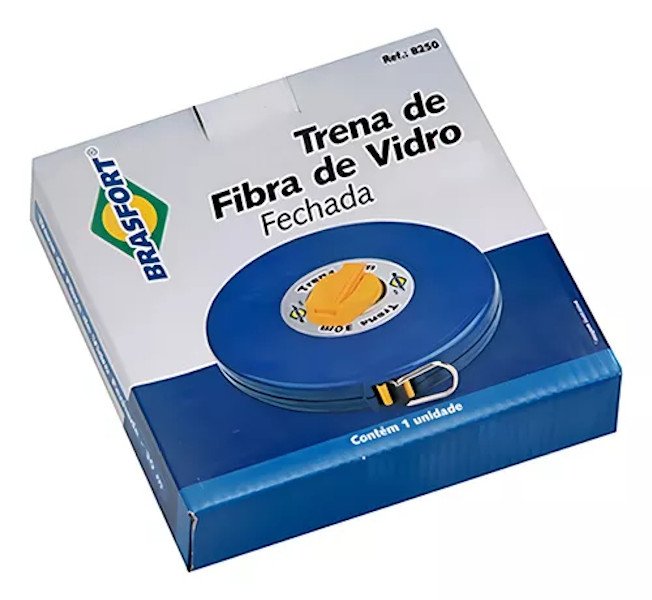 Trena de Fibra de Vidro Fechado 30 metros x 13mm Brasfort