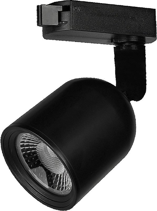Trilho eletrificado Elegance Preto 1 mt 3 spot 7w 6500k avant