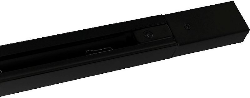 Trilho eletrificado Elegance Preto 1 mt 3 spot 7w 6500k avant